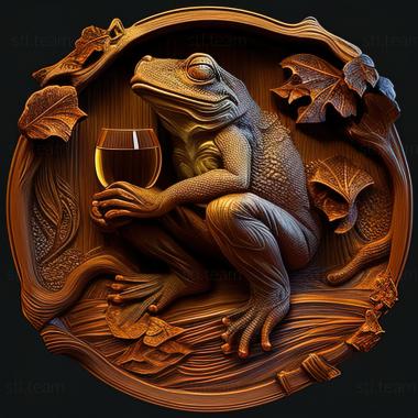 3D model One froggy evening (STL)